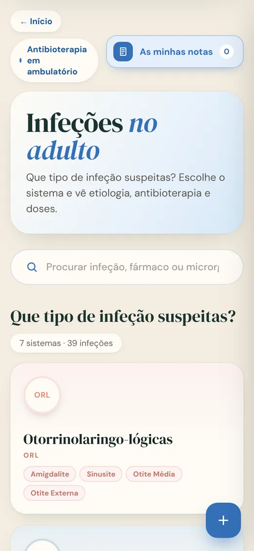 Infeções adulto